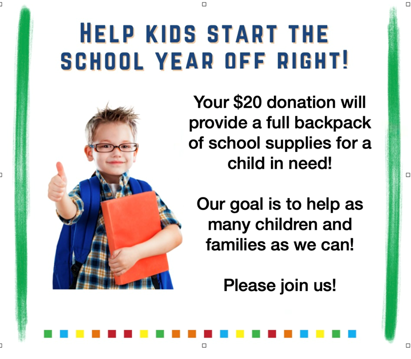 8th Annual Parish Backpack Drive