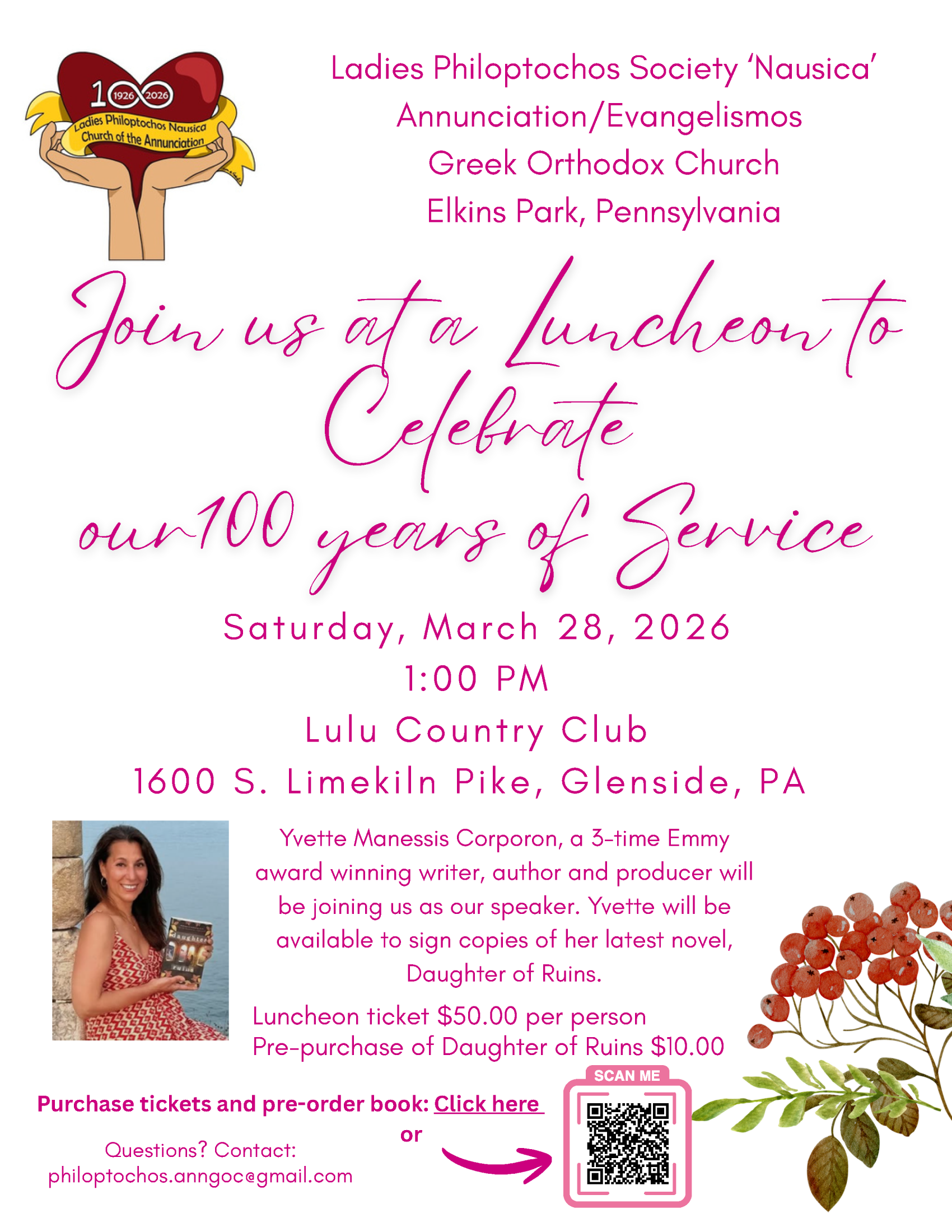 Philoptochos 100 Years of Service Luncheon