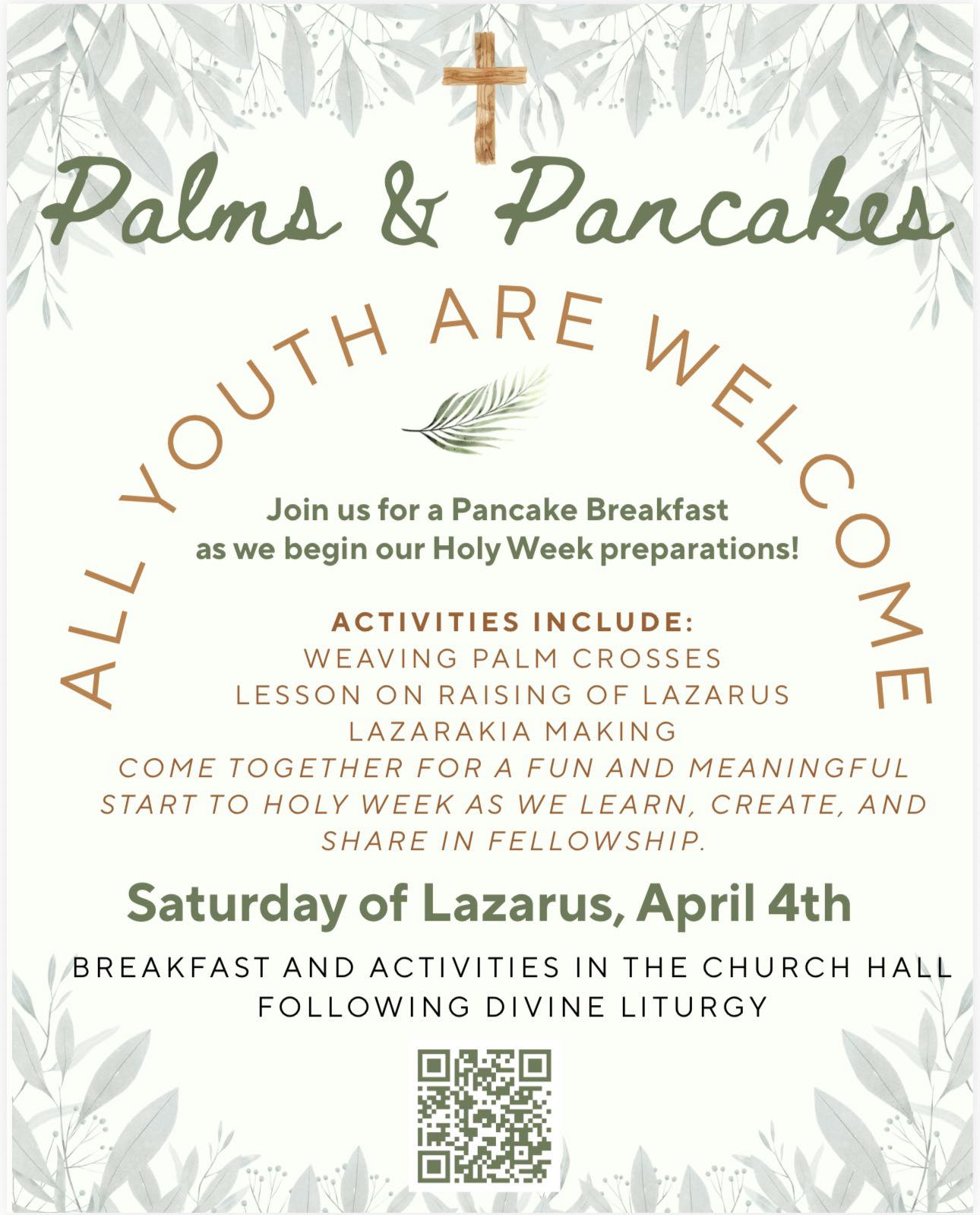 Saturday of Lazarus, April 4