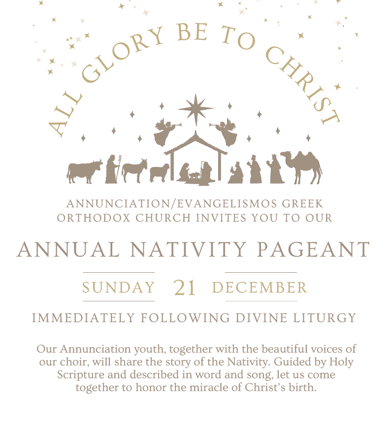 Annual Youth Nativity Pageant