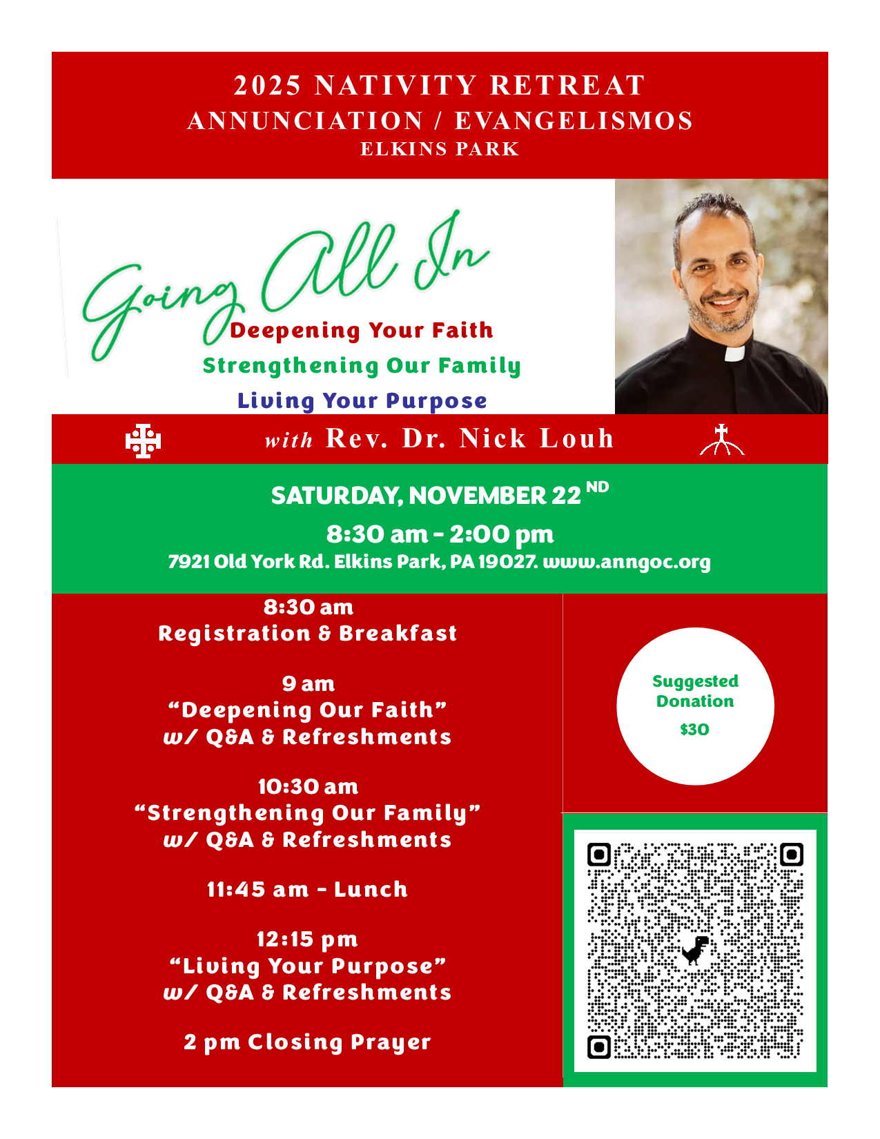 Advent Retreat with Fr. Nicholas Louh